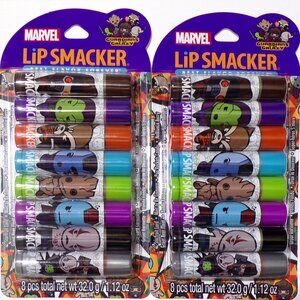 Marvel Lip Smacker Set with 8 Colorful Characters and Flavors